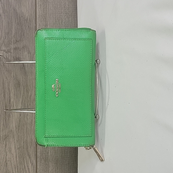 Coach Bags Coach Lime Green Leather Ziparound Wallet Poshmark